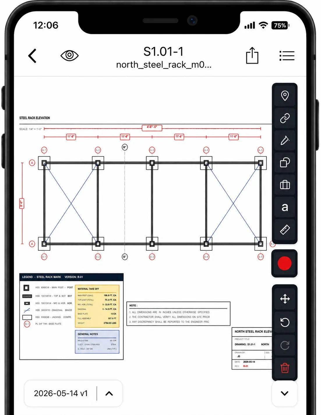 FieldShield – mobile plan viewing on construction site